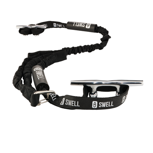 SWELL Wakesurf - Bungee Dock Line 6 ft. - Shock Absorbing, Adjustable Length, Quick Tie Design
