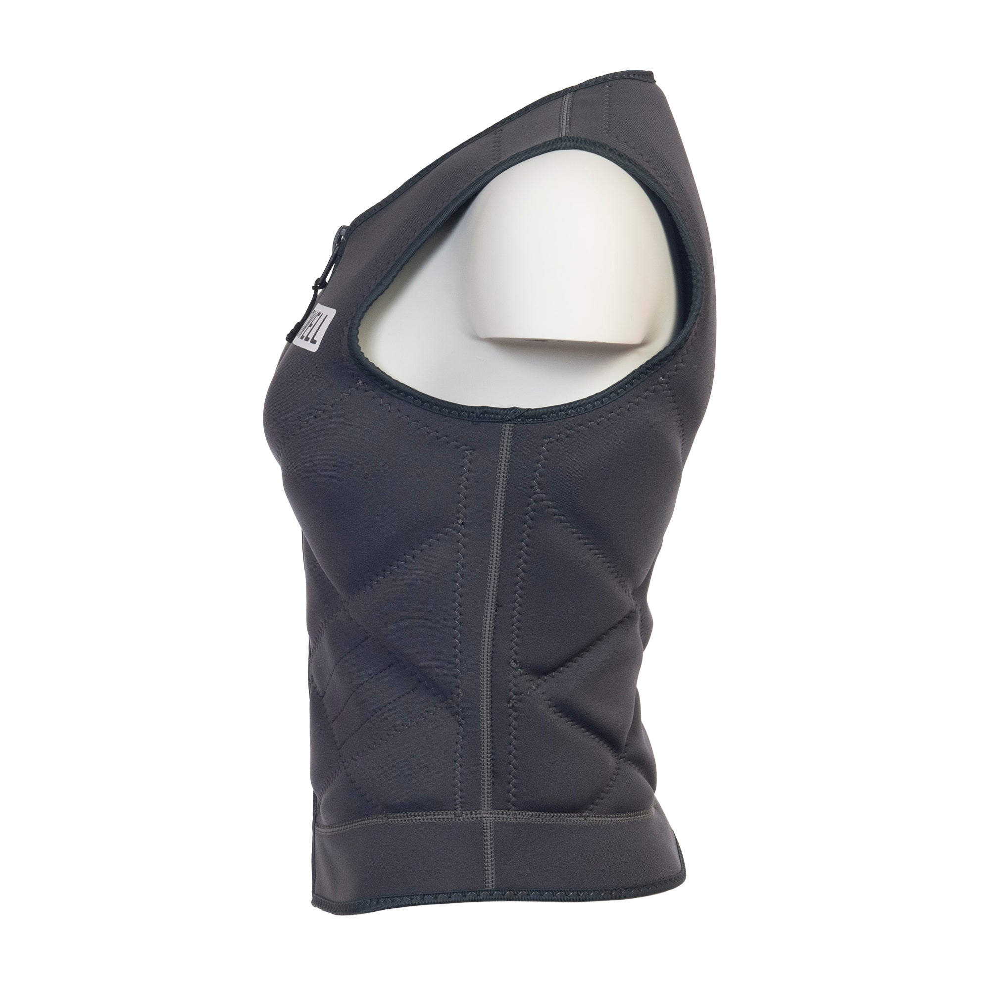 SWELL Comp Vest - Women's Charcoal - Neoprene Jacket - SWELL Wakesurf