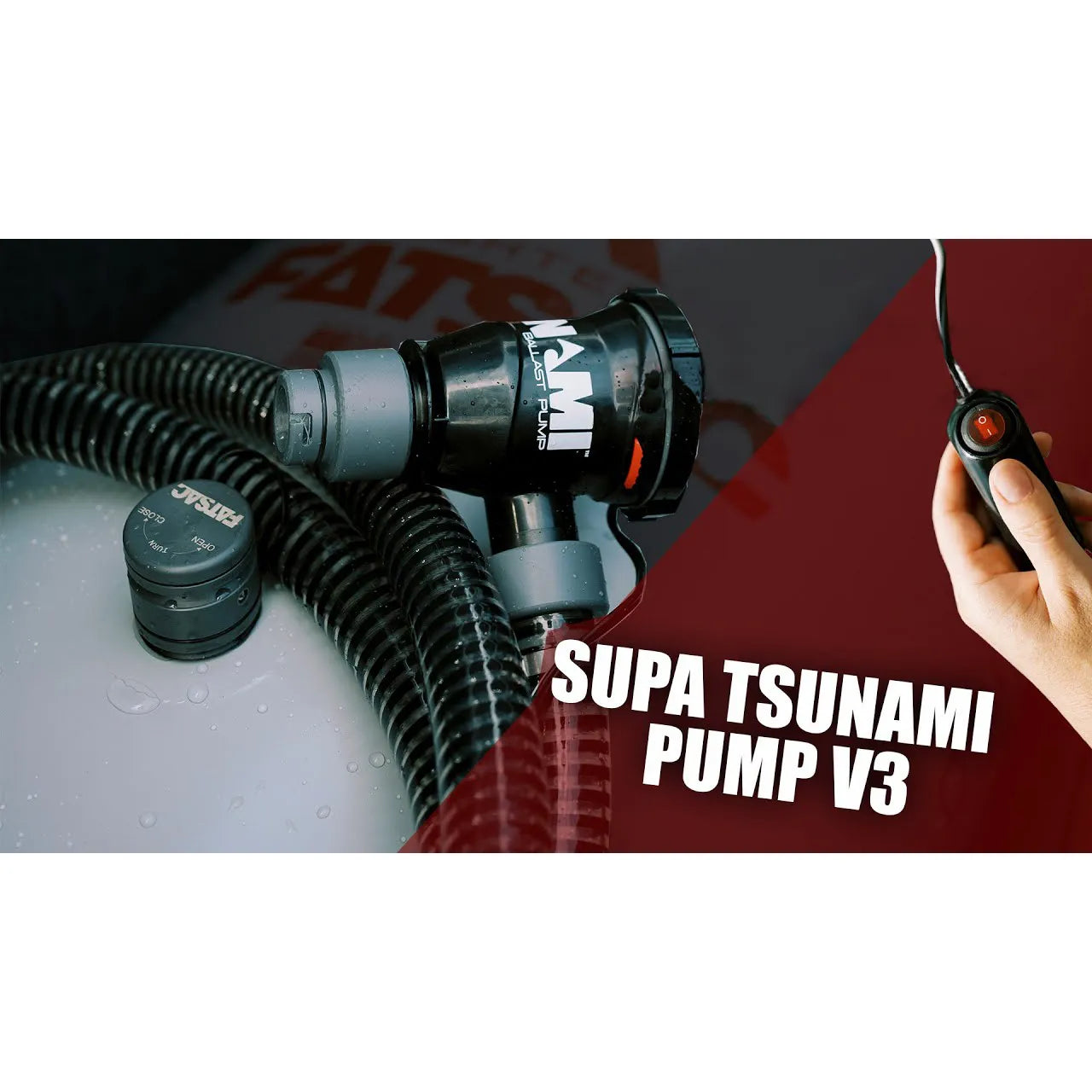 Fatsac - SUPA Tsunami V3 High Flow 12v Ballast Pump with On/Off Switch