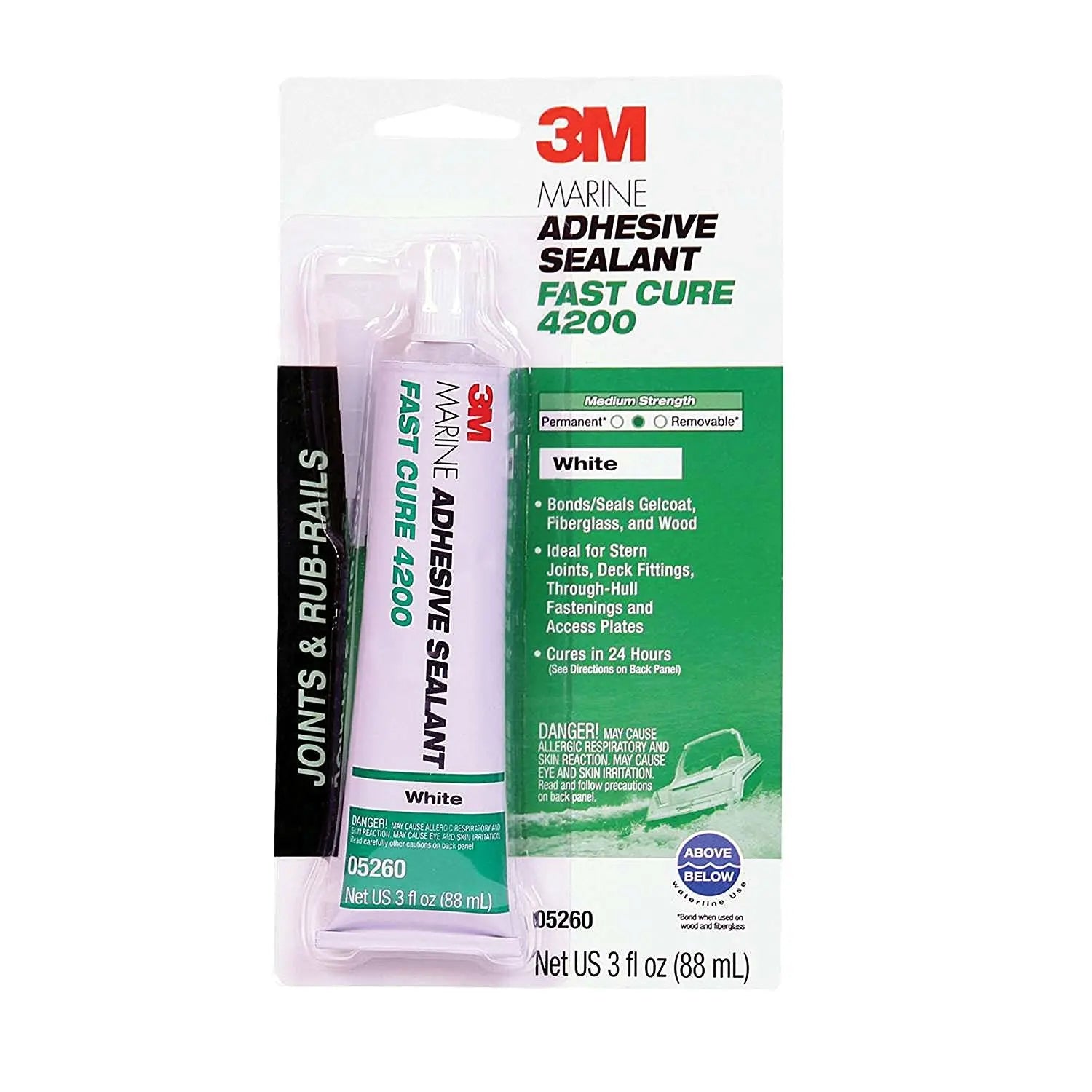 3M 4200 Sealant - 3oz Great for Underwater Lighting 3M
