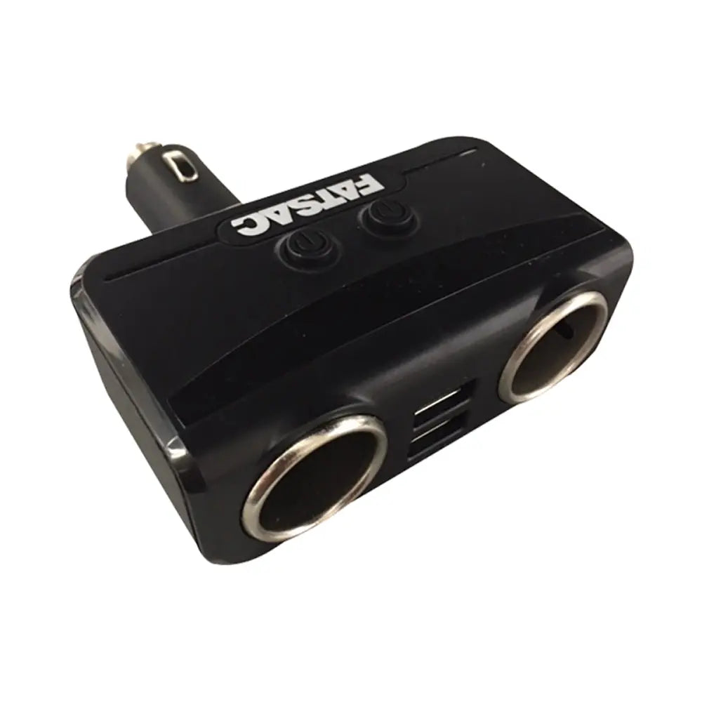 Fatsac - Dual Socket with On-Off Switches and Dual USB Ports Fatsac