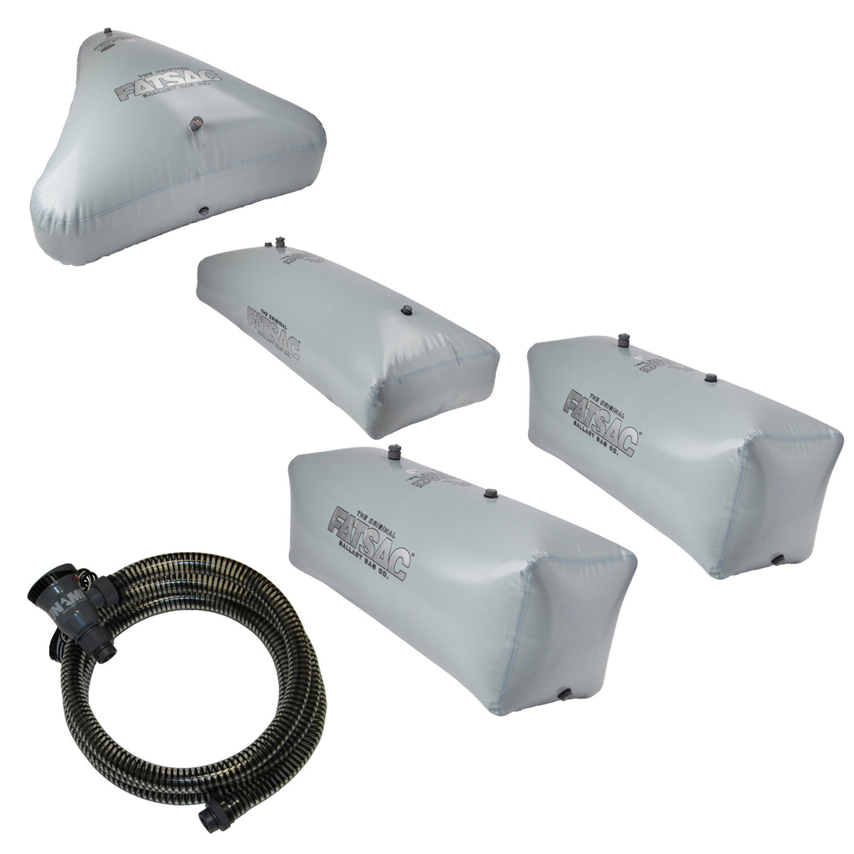Fatsac Vdrive Ballast Bundle 4 Bags & Pump Kit SWELL Wakesurf