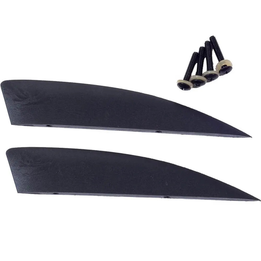 Hyperlite 2019 Feature 2-Pack Fin Kit - Wakesurf Board Fins Replacement Set