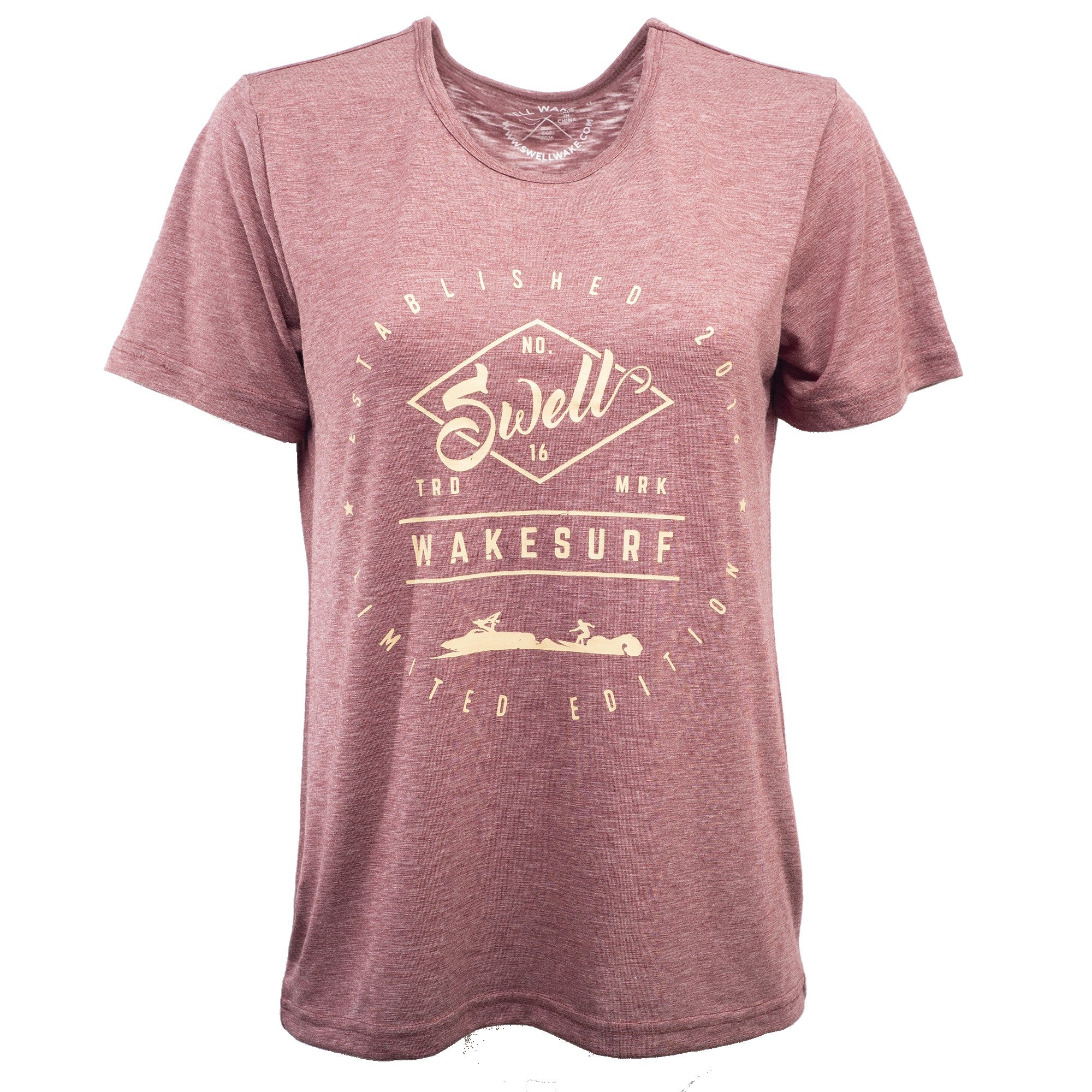 SWELL Wakesurf Classic Shirt - Womens - Tri Blend SWELL Wakesurf