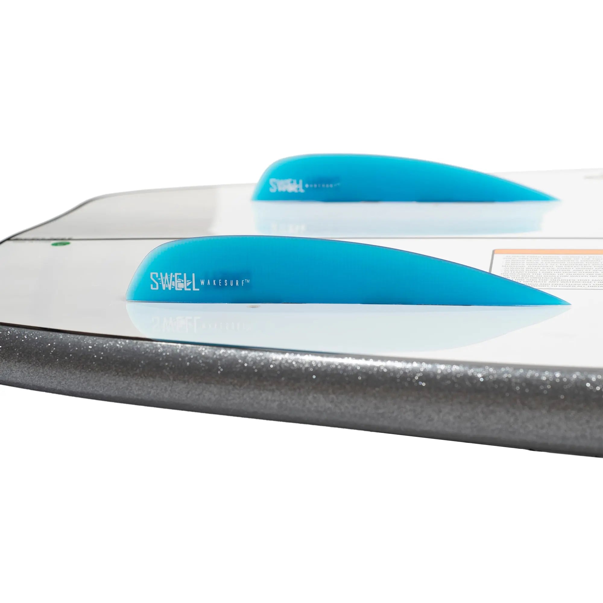 SWELL Wakesurf Fiberglass Fins - Skim Set - 2 Side Fins 1 Center Fin SWELL Wakesurf
