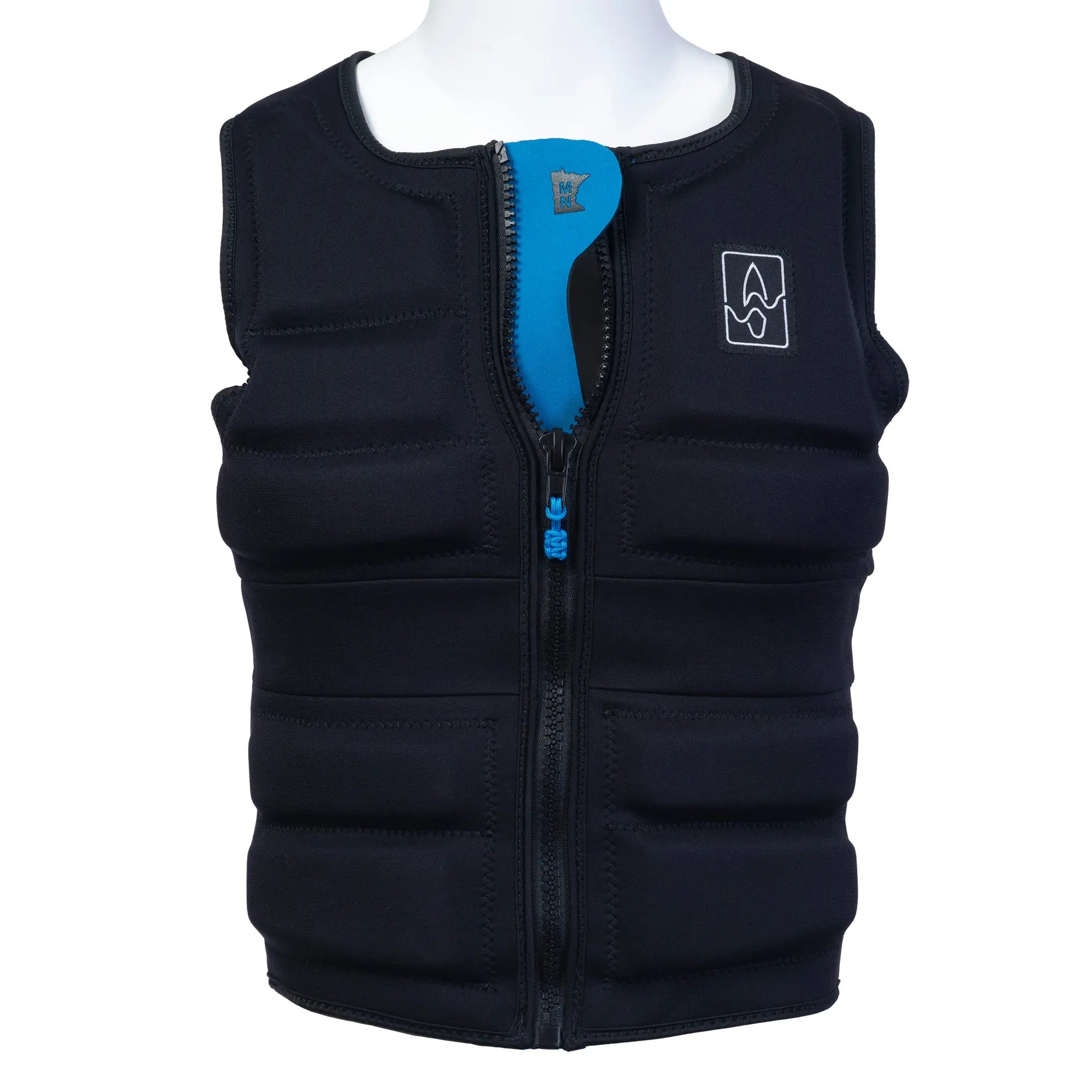 SWELL Wakesurf Vest - Men's Black - Ultimate Comfort Neoprene Jacket - WEBSITE EXCLUSIVE COLOR! SWELL Wakesurf