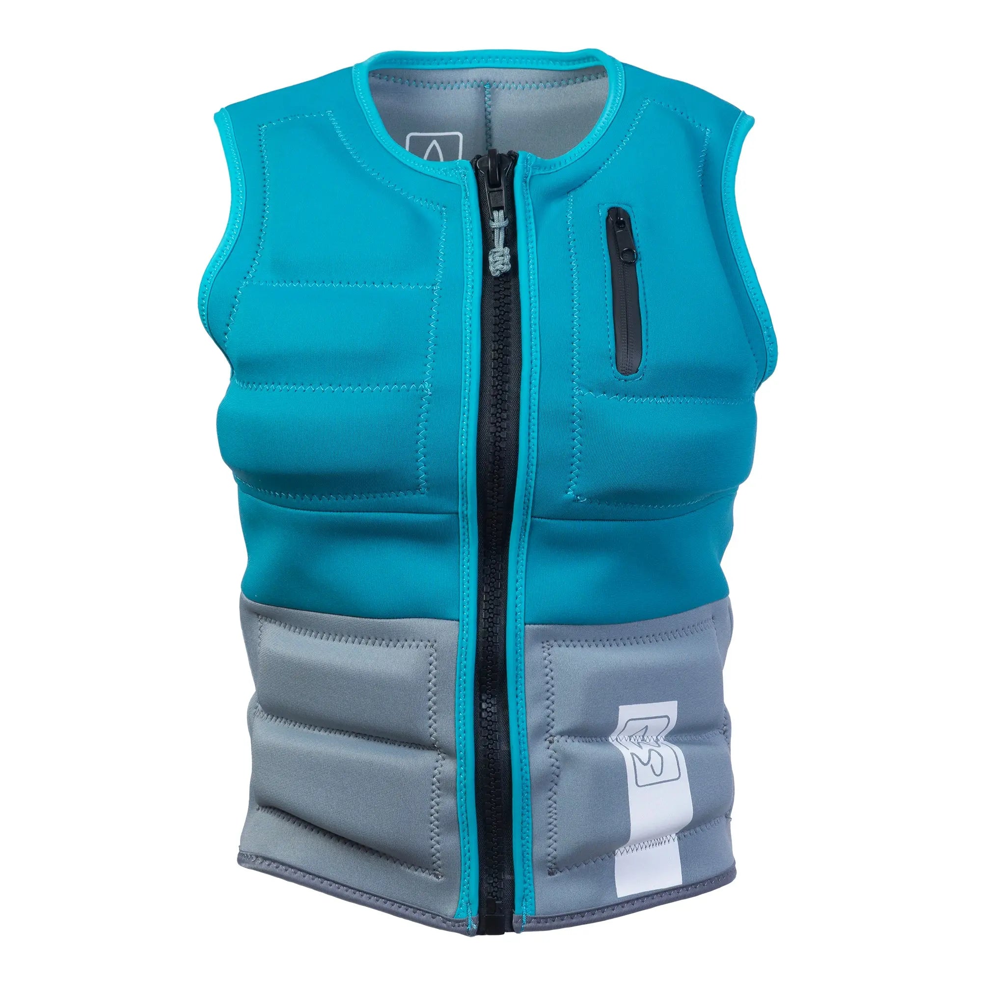 SWELL Wakesurf Vest - Women's Aqua - Ultimate Comfort Neoprene Jacket SWELL Wakesurf