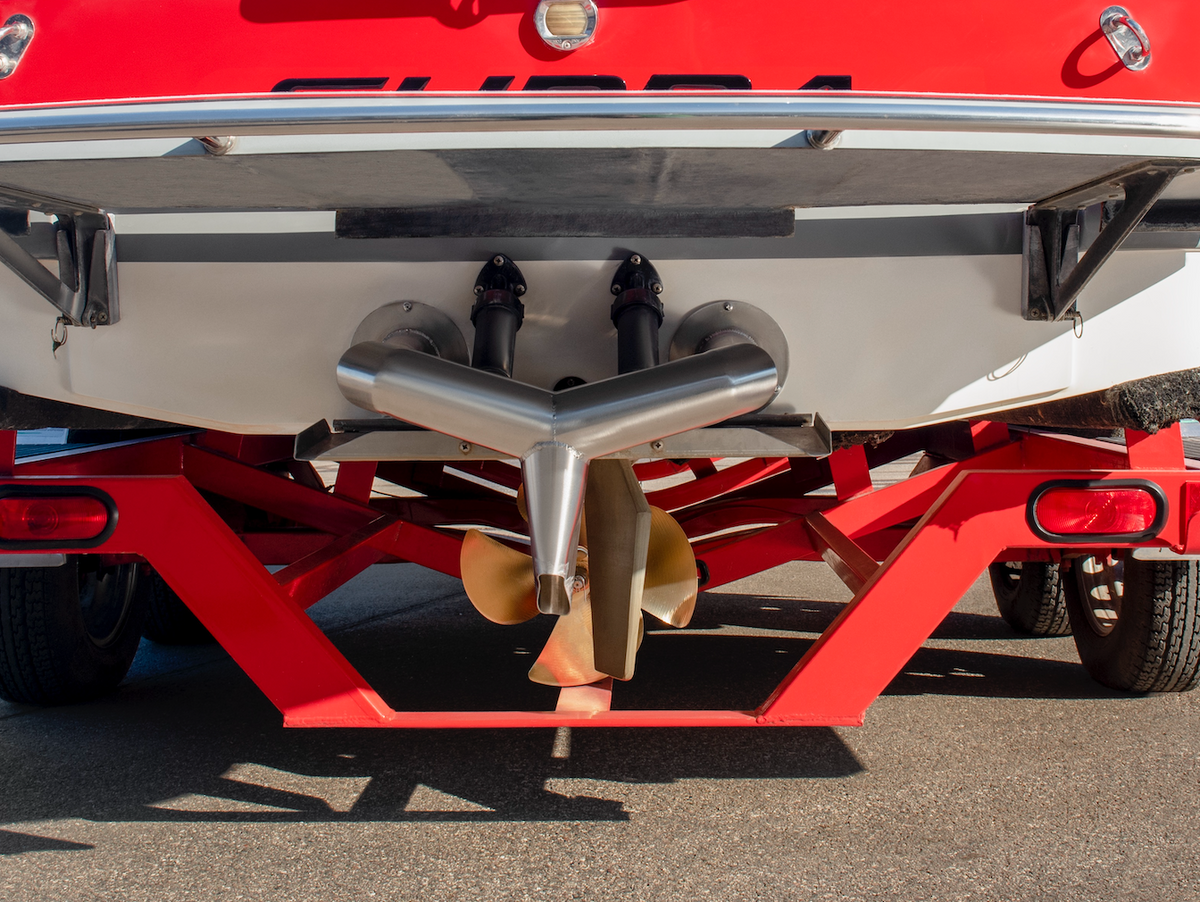 Supra and Moomba Fresh Air Exhaust Surf Pipe SWELL Wakesurf