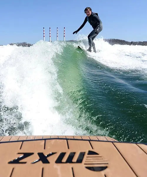 SWELL Wakesurf Creator H3X Plus on MXZ boat -which wakeshaper is right for my boat blog