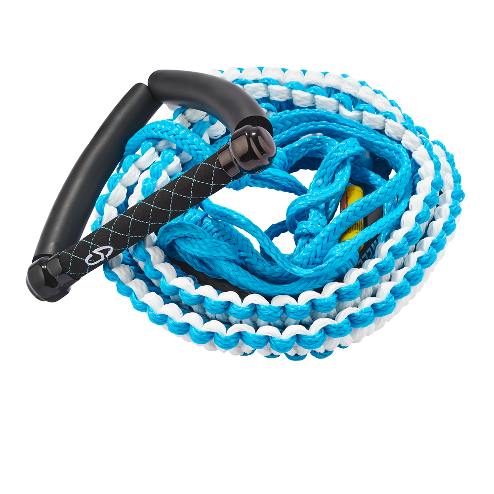 SWELL Wakesurf Premium Braided Wakesurf Rope - 25 ft Adjustable Length ...