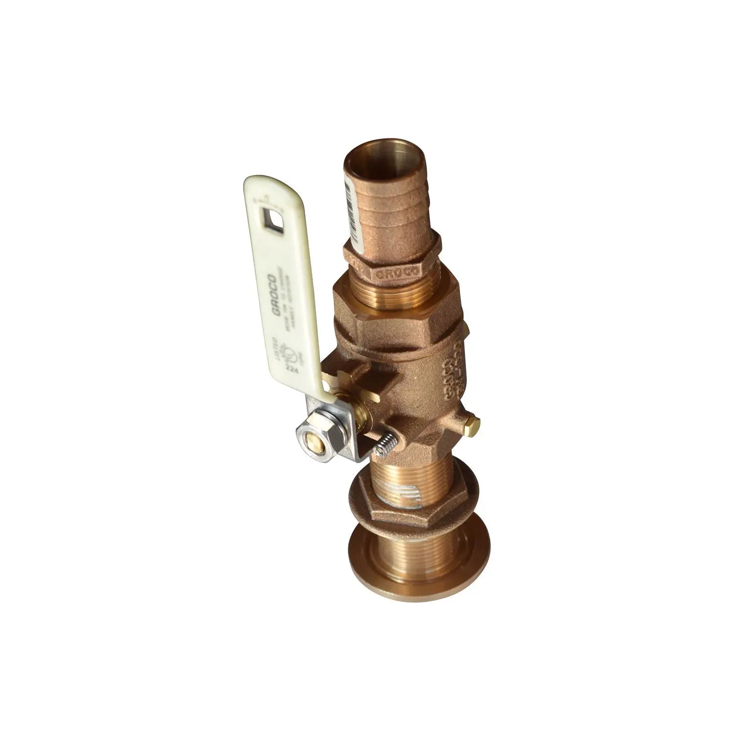 Brass Thru Hull Kit - 3 Piece Kit Designed for 1" and 1 1/8" Fittings