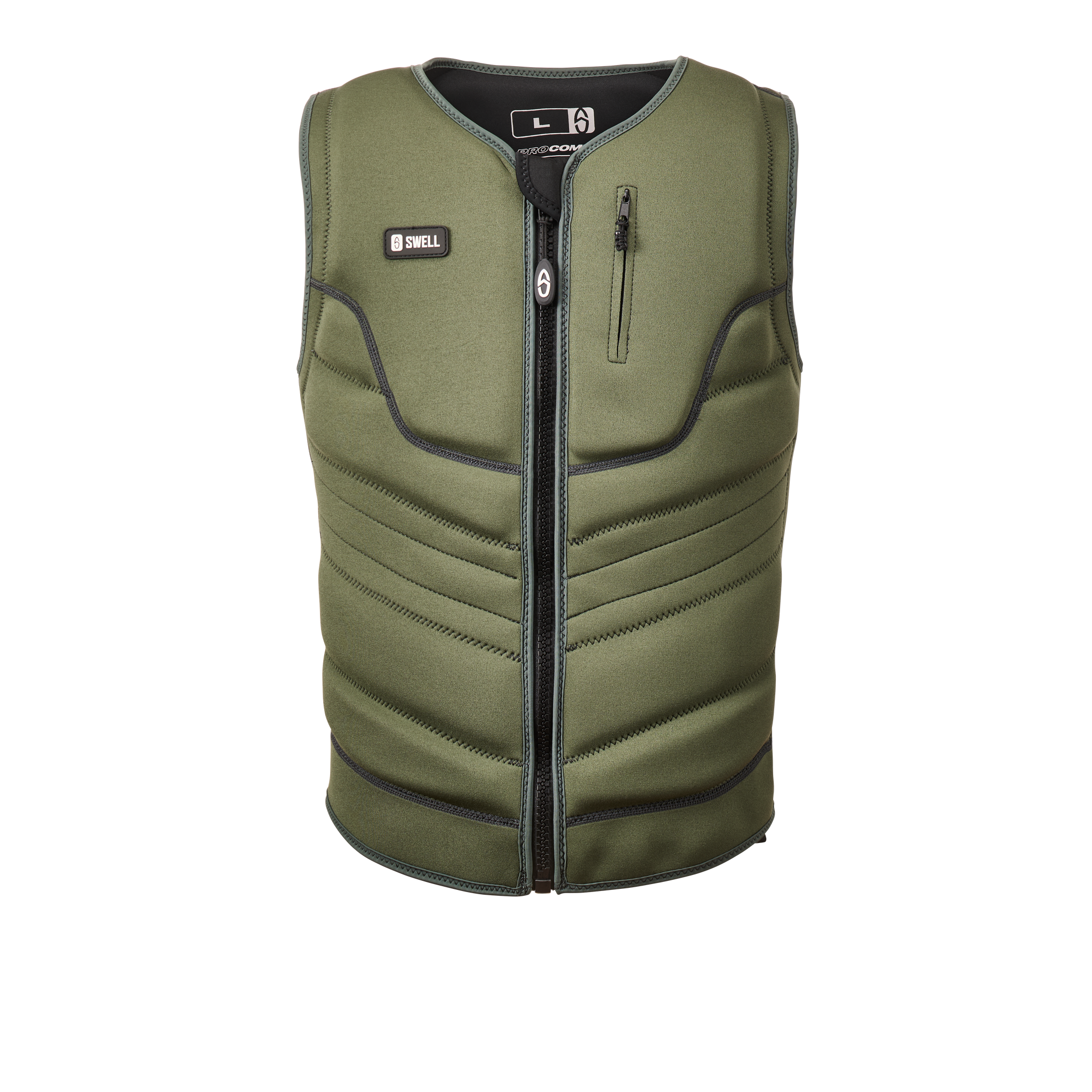 SWELL Pro Comp Vest - Men's Moss -  Neoprene Jacket