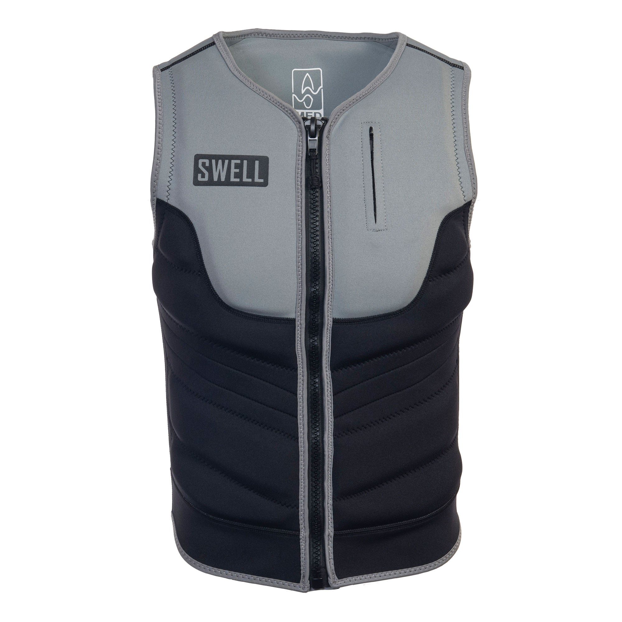 SWELL Comp Vest - Men's Carbon -  Neoprene Jacket *LIMITED RELEASE COLOR* - SWELL Wakesurf