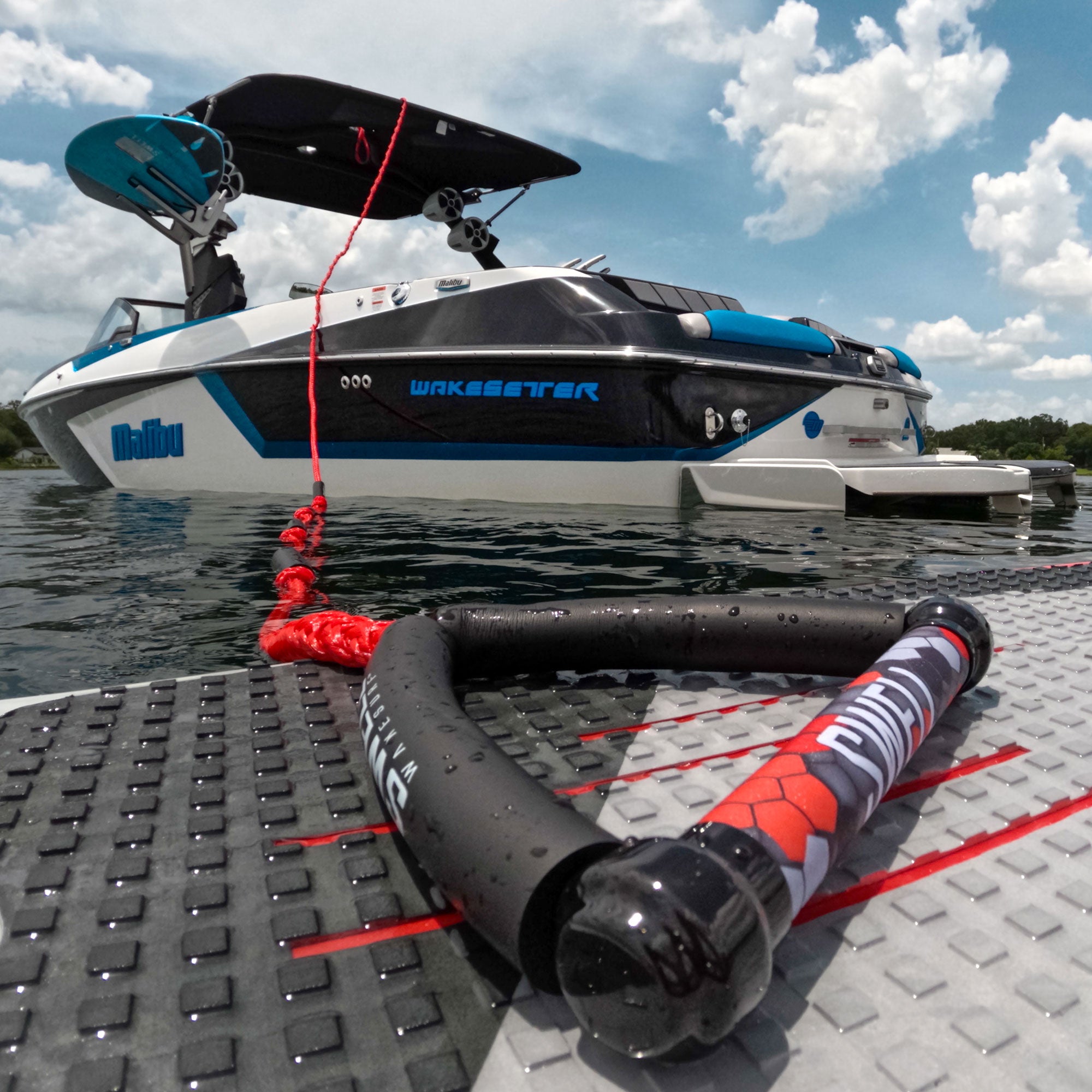 SWELL Wakesurf Pro Wakesurf Rope - 24 ft Adjustable Length - SWELL Wakesurf