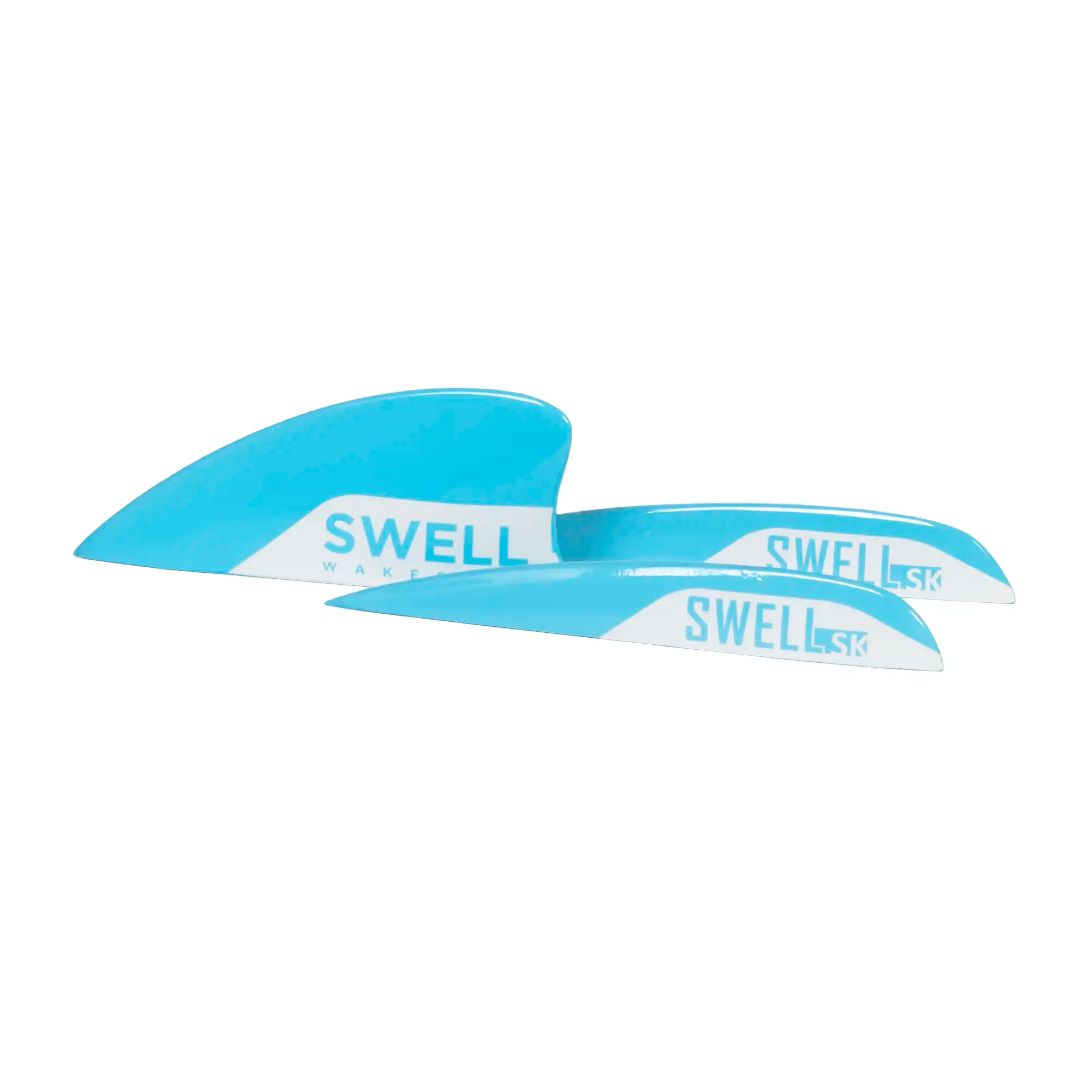 SWELL Wakesurf Fiberglass Fins - Vermillion Skim Fin Set