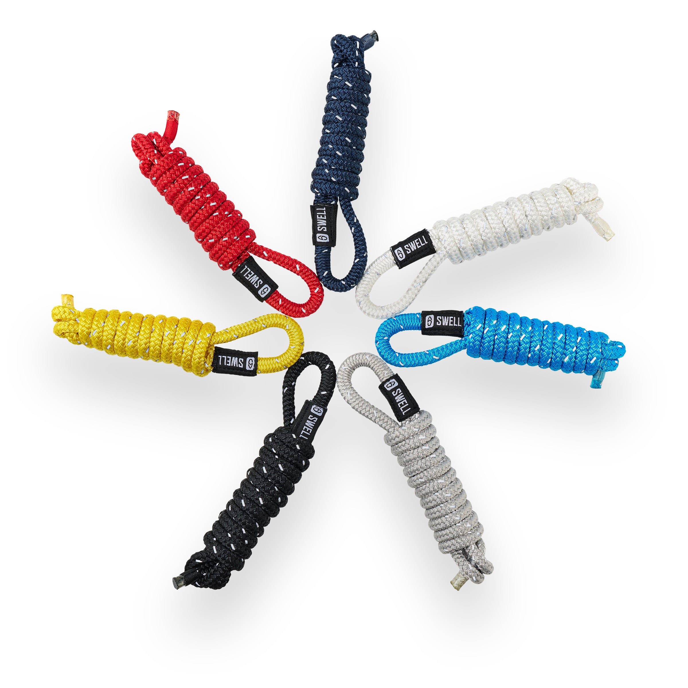 SWELL wakesurf fender lines star - premium nylon rope set