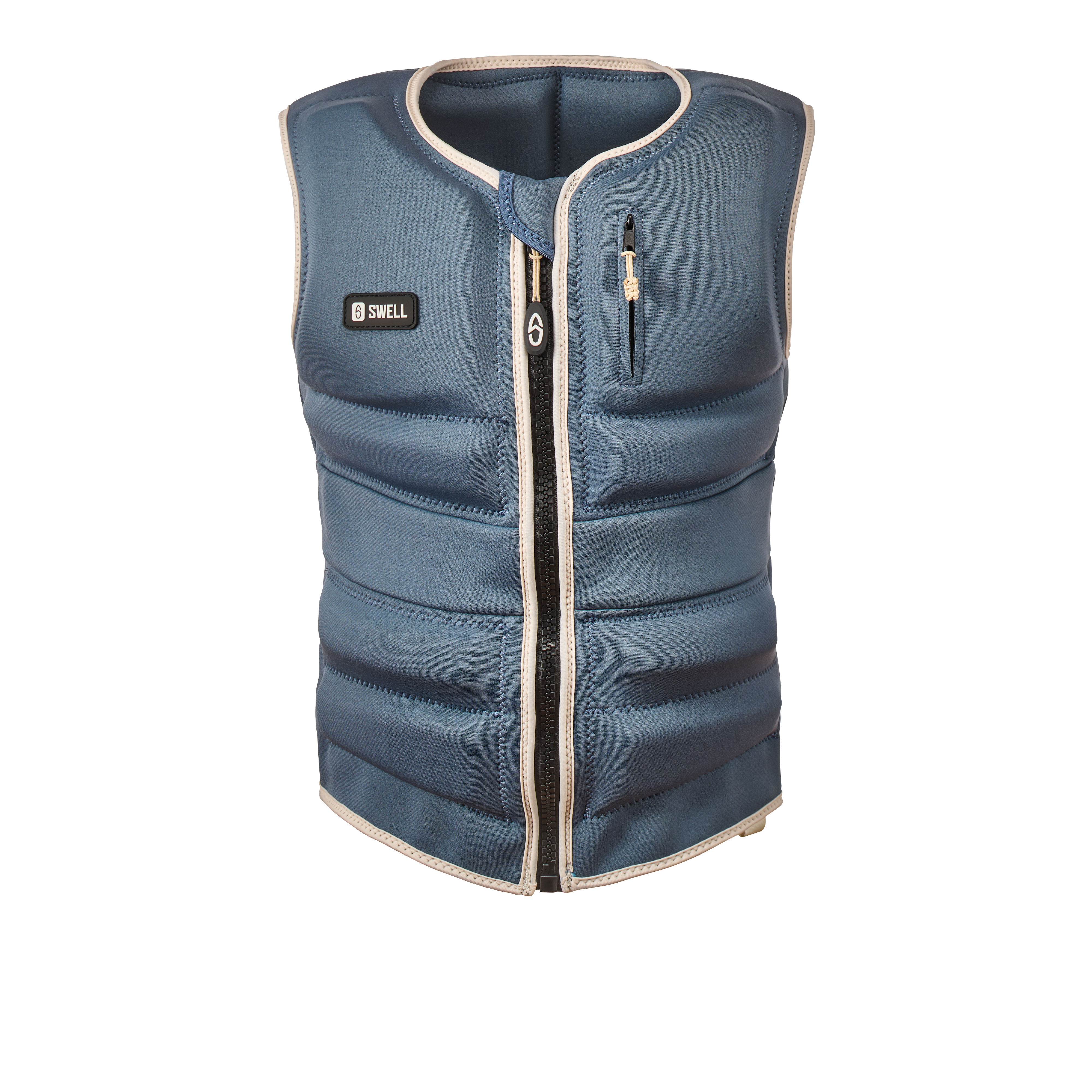 SWELL Wakesurf Vest - Women's Steel - Ultimate Comfort Neoprene Jacket