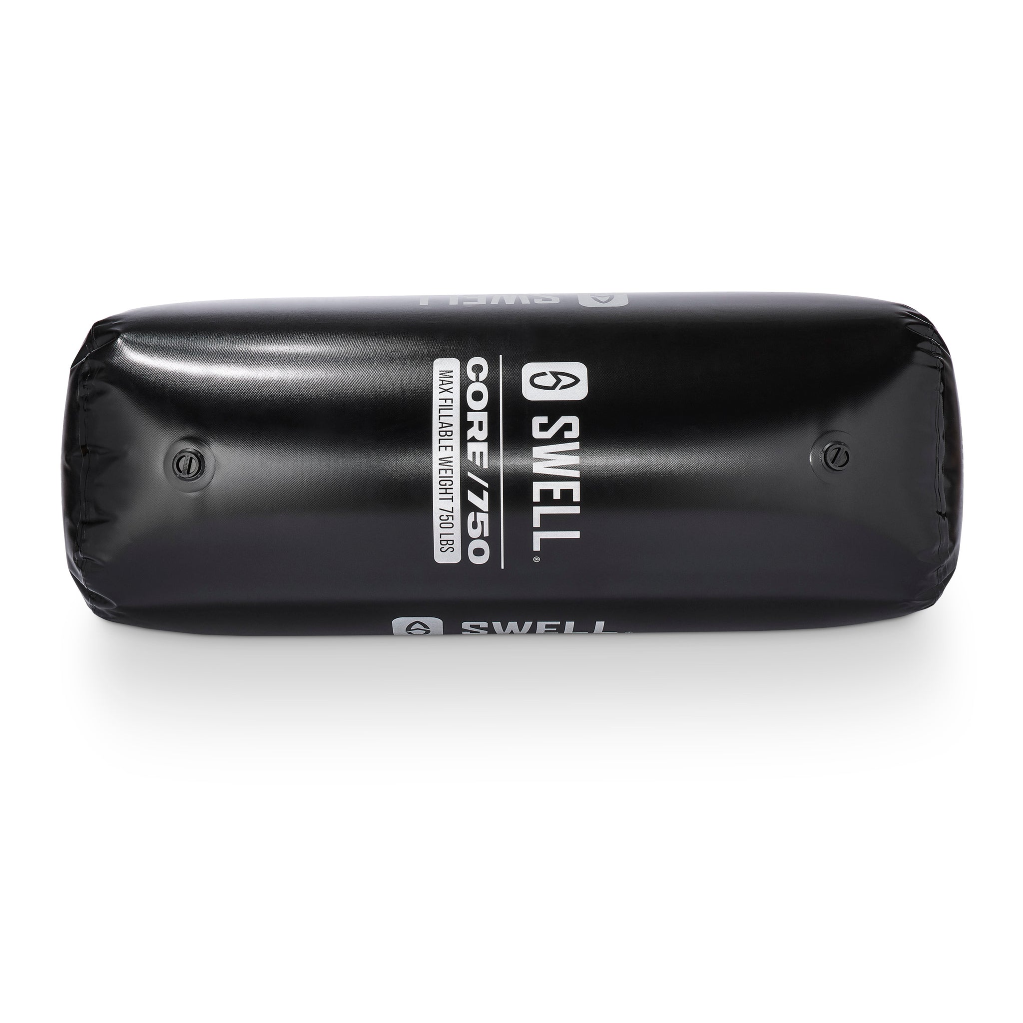 SWELL Core 750 LB Ballast Bag side view – durable wake boat ballast bag with 4 ports and faster fill and drain than Fatsac.