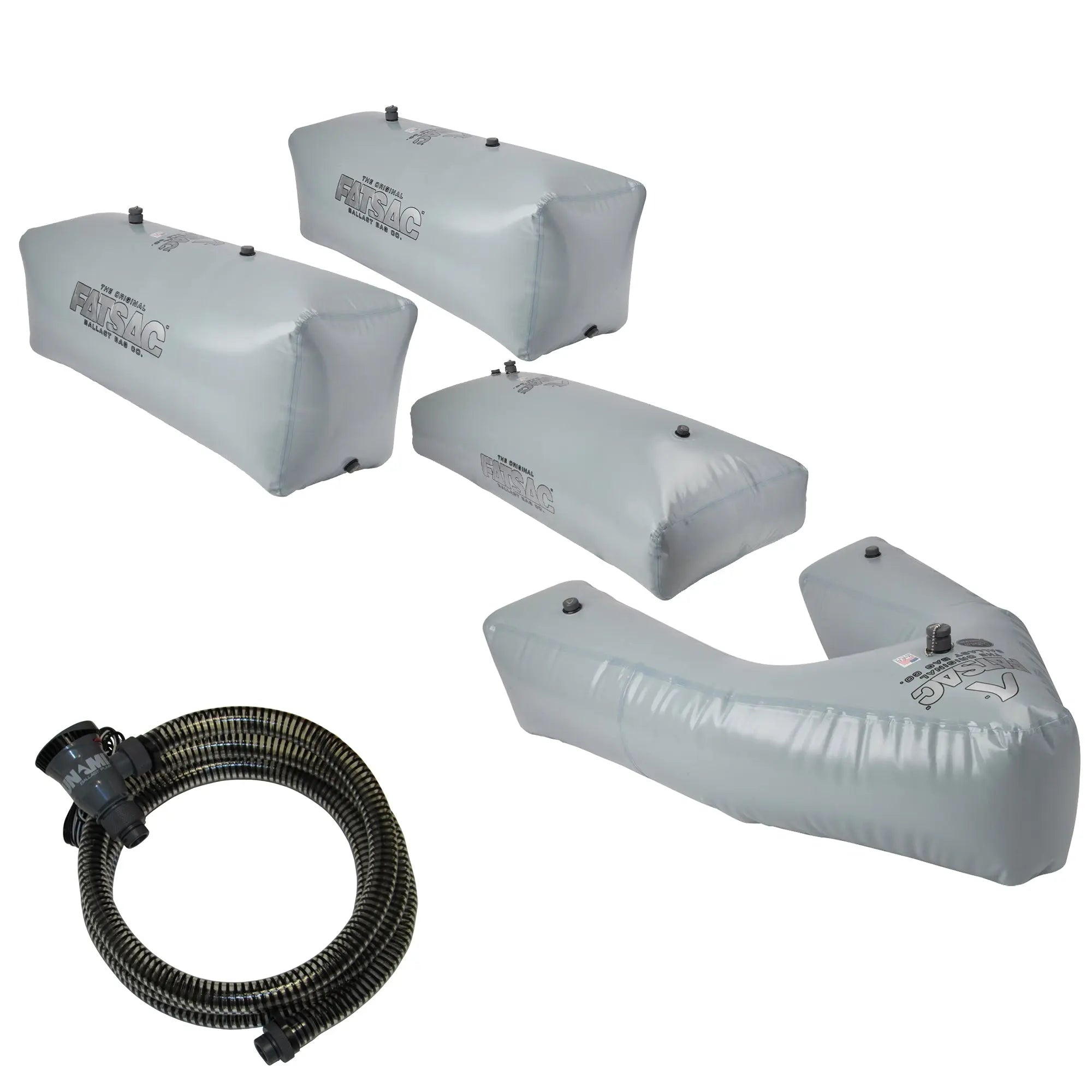 Fatsac - V-drive Ballast Bundle - 4 Bags & Pump Kit SWELL Wakesurf
