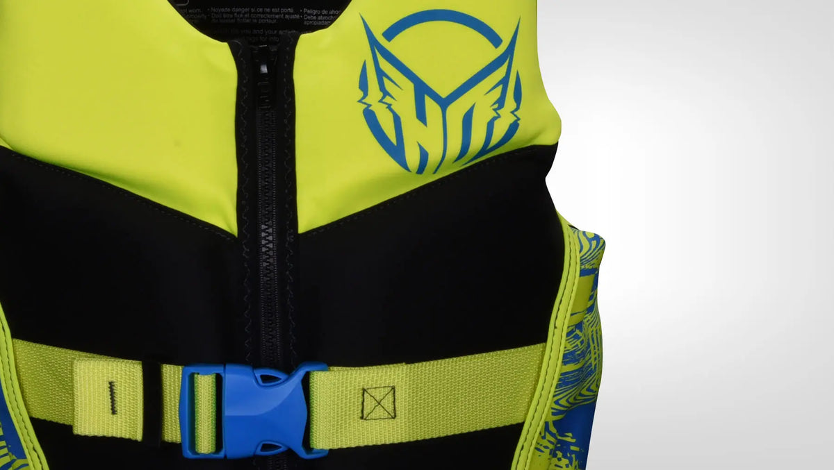 HO Sports Boys Youth Pursuit Neo Vest 50 90 lbs. SWELL Wakesurf