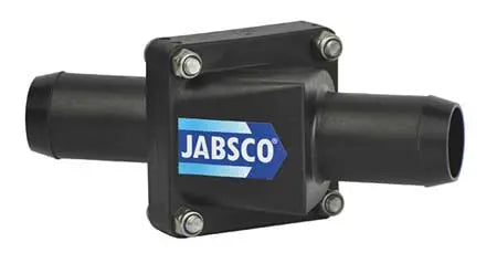 Jabsco inline check valve - Ideal for placement in ballast vent line