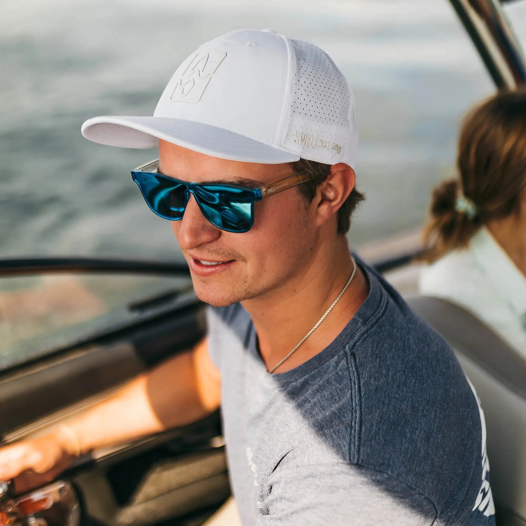 SWELL Wakesurf - 3D Logo Hat - 6 Panel Snapback SWELL Wakesurf