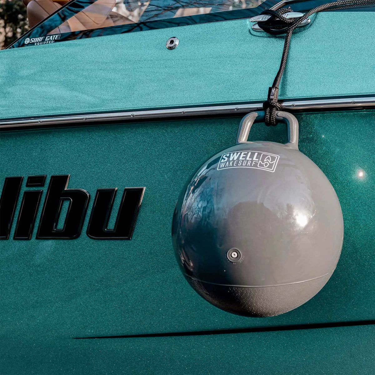 Hard Shell Ball SWELL Wakesurf - Original Buoy Ball Inflatable Bumper - For Tie-ups ...