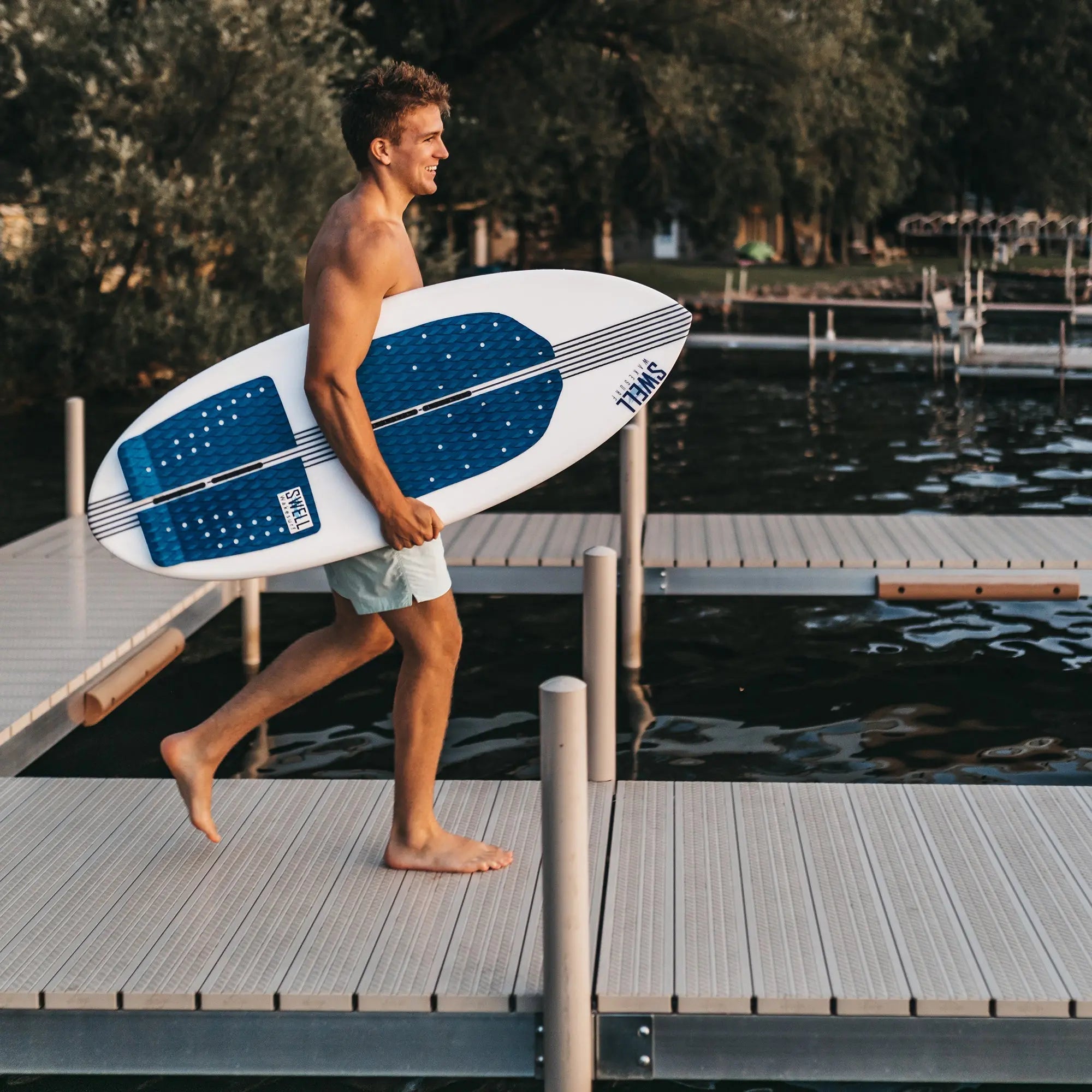 SWELL Wakesurf - Tonka Skim Surfboard - Handmade in The USA - Board ONLY SWELL Wakesurf