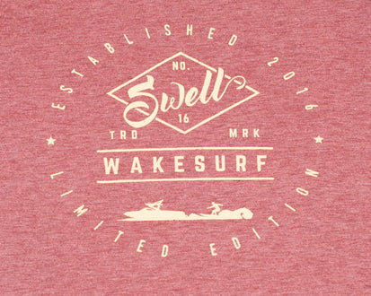 SWELL Wakesurf Classic Shirt -  Womens - Tri Blend SWELL Wakesurf