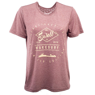 SWELL Wakesurf Classic Shirt -  Womens - Tri Blend SWELL Wakesurf
