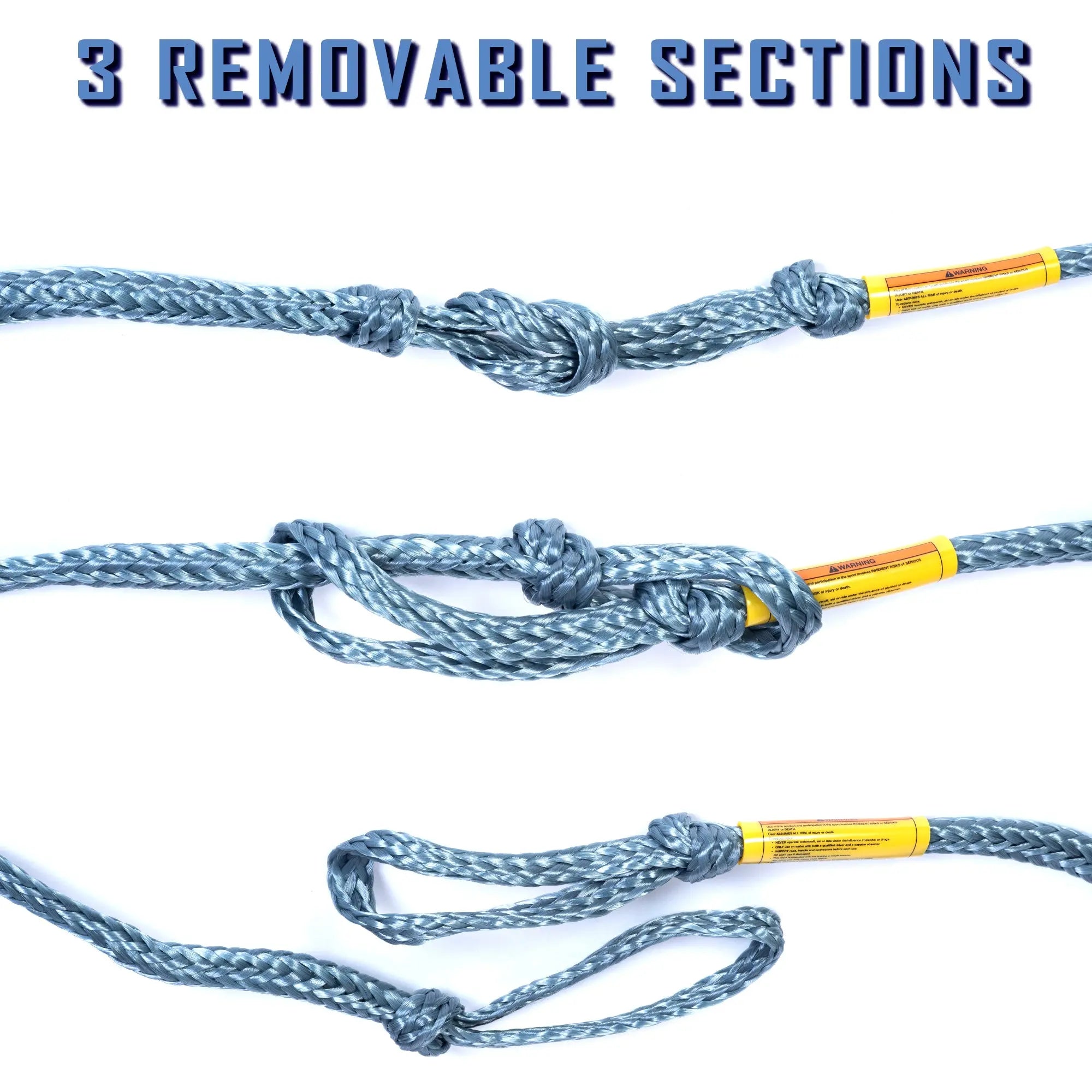 SWELL Wakesurf Pro Wakesurf Rope - 24 ft Adjustable Length SWELL Wakesurf
