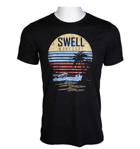 SWELL Wakesurf Sunset Shirt - Premium Tri Blend Tee SWELL Wakesurf