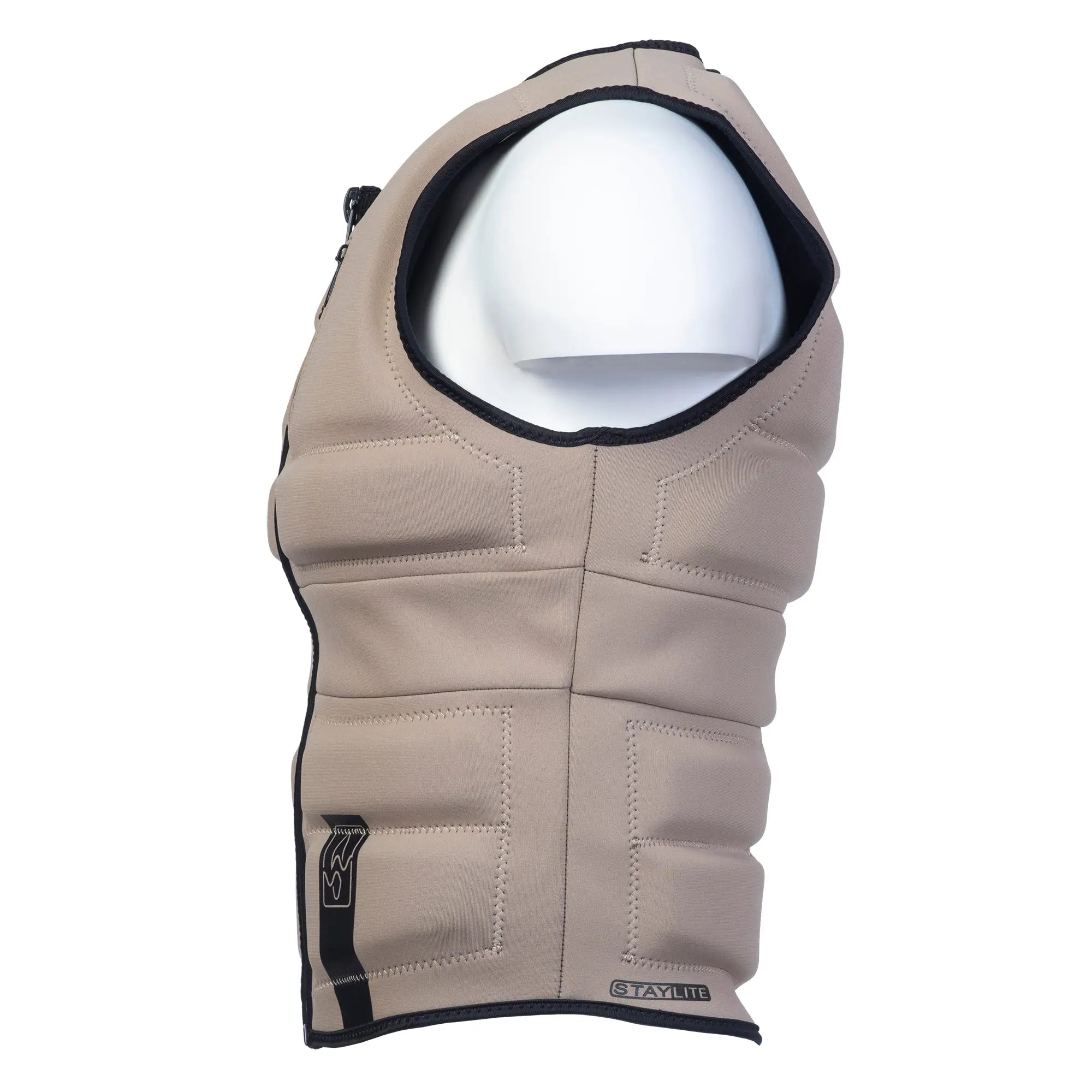 SWELL Wakesurf Vest - Men's Sand - Ultimate Comfort Neoprene Jacket SWELL Wakesurf