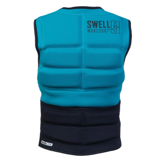 SWELL Wakesurf Vest - Women's Azure - Ultimate Comfort Neoprene Jacket SWELL Wakesurf