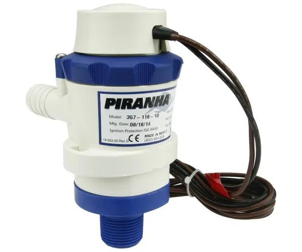 Shurflo Piranha 800 GPH Aerator Ballast Pump 110 lbs/min - 3/4" Shurflo