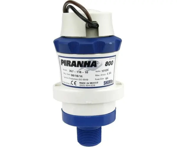 Shurflo Piranha 800 GPH Aerator Ballast Pump 110 lbs/min - 3/4" Shurflo