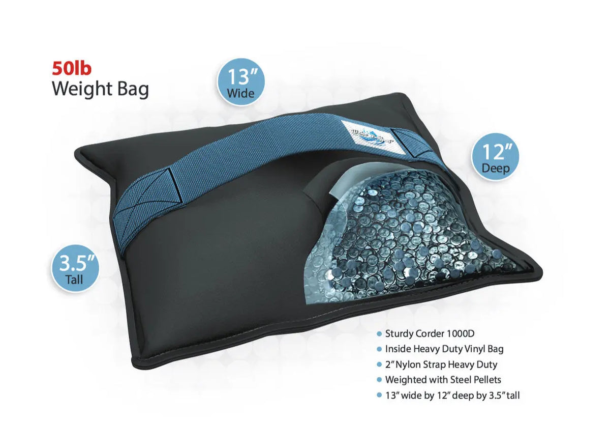 500 Lbs. Heavy Duty Steel Ballast Bags 50 Lbs. x 10 Qty SWELL Wakesurf